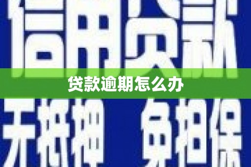 娄烦贷款逾期怎么办