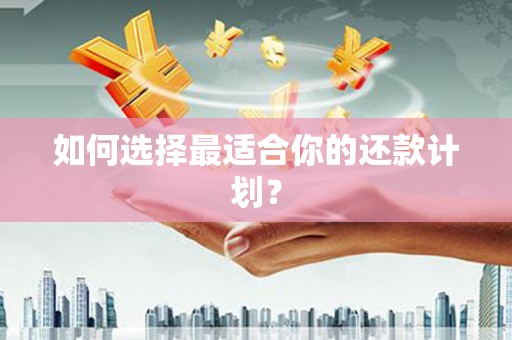 娄烦如何选择最适合你的还款计划？