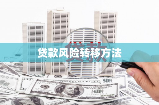 娄烦贷款风险转移方法