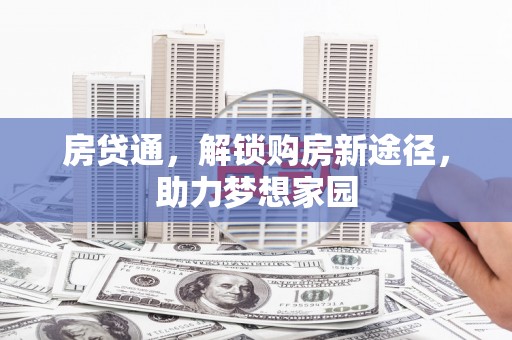 娄烦房贷通，解锁购房新途径，助力梦想家园