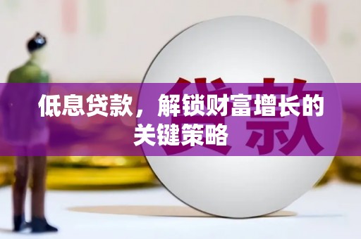 娄烦低息贷款，解锁财富增长的关键策略