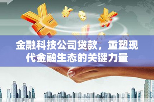 娄烦金融科技公司贷款，重塑现代金融生态的关键力量