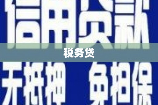 娄烦税务贷